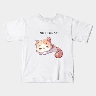 Lazy Kitten Kids T-Shirt